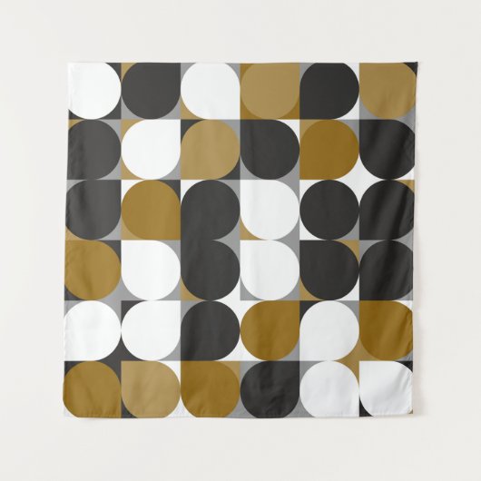 幾何学的な創造性：シームレスなパターンデザイン タペストリー (正面)