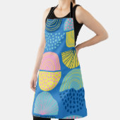幾何学的な北半球：モダン抽象芸術背景。 エプロン (インサイチュ)