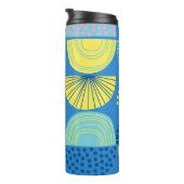 幾何学的な北半球：モダン抽象芸術背景。 タンブラー (回転右)