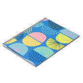 幾何学的な北半球：モダン抽象芸術背景。 ノートブック (左側)