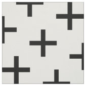 幾何学的な十字パターン生地 ファブリック (見本)
