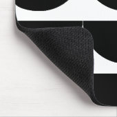 幾何学的な半円のマウスパッド マウスパッド (コーナー)