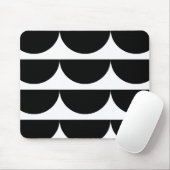 幾何学的な半円のマウスパッド マウスパッド (マウス)