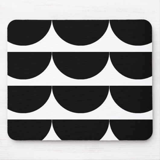 幾何学的な半円のマウスパッド マウスパッド (正面)