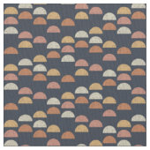 幾何学的な半円パターン ファブリック (クローズアップ)