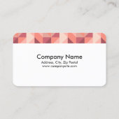 幾何学的な名刺をきれいにして下さい 名刺 (裏面)