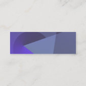 幾何学的な名刺8つあります スキニー名刺 (裏面)