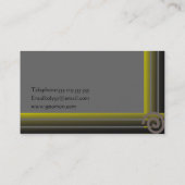 幾何学的な名刺 名刺 (裏面)