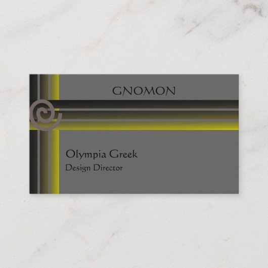 幾何学的な名刺 名刺 (正面)