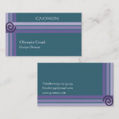 幾何学的な名刺 名刺 (正面/裏面)