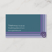 幾何学的な名刺 名刺 (裏面)