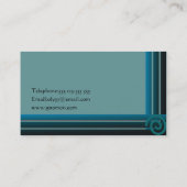 幾何学的な名刺 名刺 (裏面)