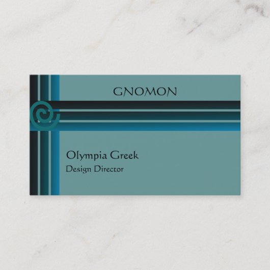 幾何学的な名刺 名刺 (正面)