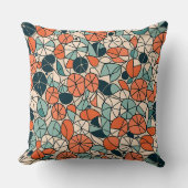 幾何学的な喜びのバースト装飾用クッション クッション (正面)