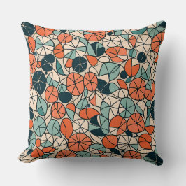 幾何学的な喜びのバースト装飾用クッション クッション
