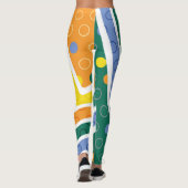 幾何学的な図形 3 レギンス (裏面)