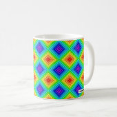 幾何学的な地形 - クラシックマグ コーヒーマグカップ (正面右)
