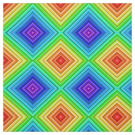 幾何学的な地形 – コットンツル生地 ファブリック (見本)