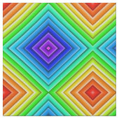 幾何学的な地形 – コットンツル生地 ファブリック (クローズアップ)