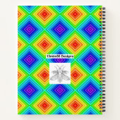 幾何学的な地形 – ノートブック (裏面)