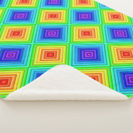 幾何学的な地形 – Sherpa毛布 シェルパブランケット