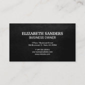 幾何学的な地球 | 世界地図 名刺 (裏面)