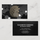 幾何学的な地球 | 世界地図 名刺 (正面/裏面)