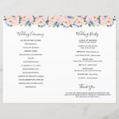 幾何学的な埃の青い赤面ピンクのサービス順 (裏面)