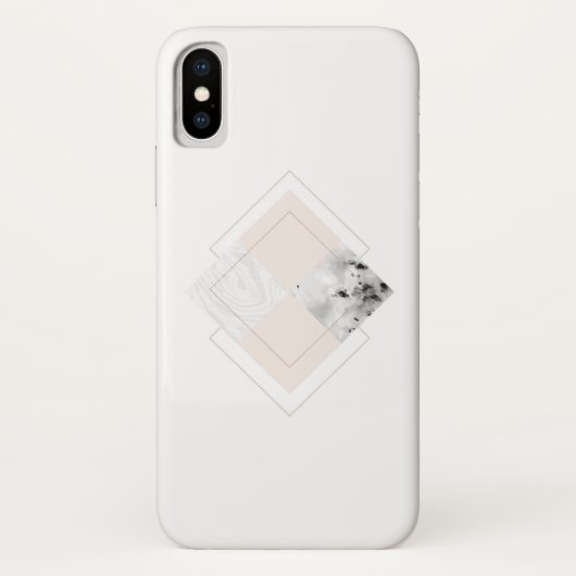 幾何学的な大理石のデザイン Case-Mate iPhoneケース (裏面)