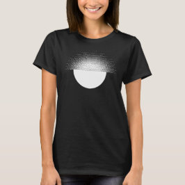 幾何学的な太陽のデザイン Tシャツ