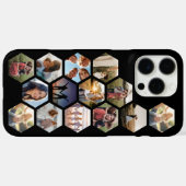 幾何学的な家族写真コラージュ Case-Mate iPhoneケース (裏面 (横))