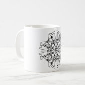 幾何学的な対称性 コーヒーマグカップ (正面左)