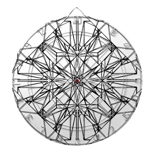 幾何学的な対称性 ダーツボード (正面)