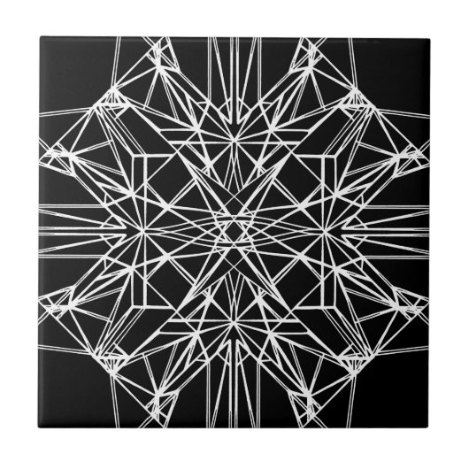 幾何学的な対称 タイル (正面)