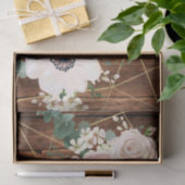 幾何学的な庭のばら色の納屋を包むティッシュペーパー 薄葉紙 (ギフト)