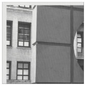 幾何学的な建築の黒く及び白い写真の生地 ファブリック (クローズアップ)