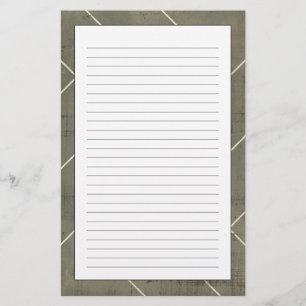 幾何学的な形の抽象的な青写真 便箋