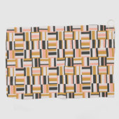 幾何学的な形パターン ゴルフタオル (横)