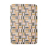 幾何学的な形パターン バスマット (正面縦)