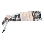 幾何学的な形状とストライプ タイヘッドバンド (回転270)