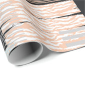 幾何学的な形状とストライプ ラッピングペーパー (ロールコーナー)