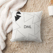 幾何学的な形状スカンジパターン装飾用クッション クッション (ブランケット)