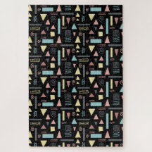 幾何学的な形状ブラックパターン