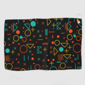 幾何学的な形状 ゴルフタオル (横)