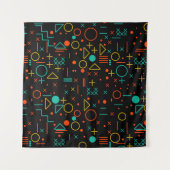 幾何学的な形状 タペストリー (正面)