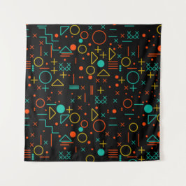 幾何学的な形状 タペストリー