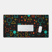 幾何学的な形状 デスクマット (キーボード&マウス)