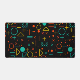 幾何学的な形状 デスクマット