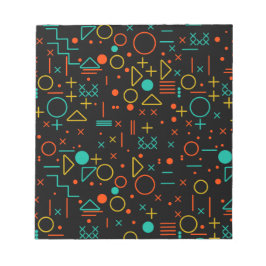 幾何学的な形状 ノートパッド