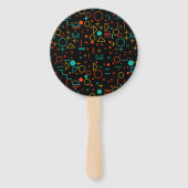 幾何学的な形状 ハンドファン (裏面)